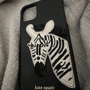 Kate Spade iPhone 11 case zebra motif